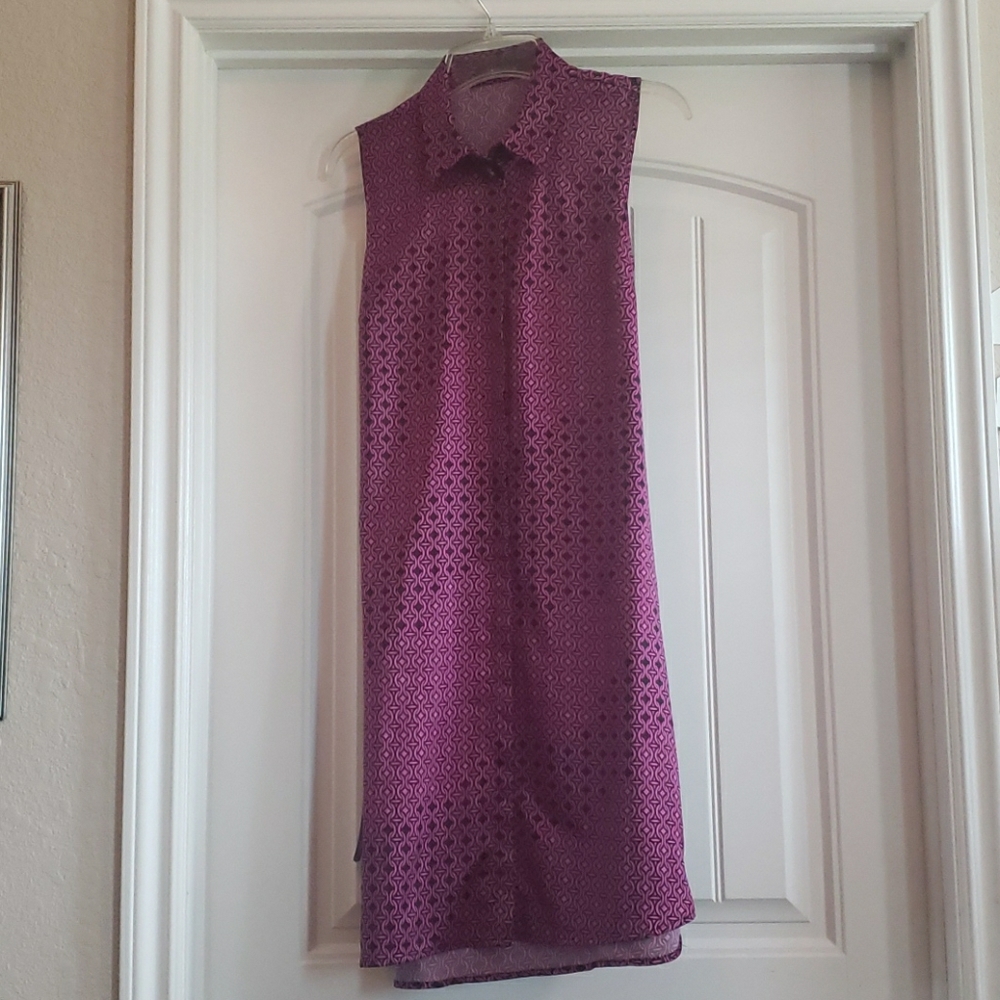 The Limited - button up belted dress
